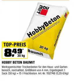 OBI Hobby beton baumit Angebot