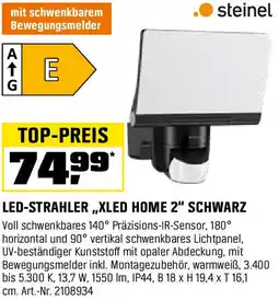 OBI Led-strahler „xled home 2" schwarz Angebot