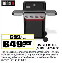 OBI Gasgrill weber ,,spirit e-425 gbs Angebot