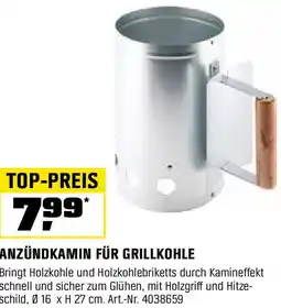 OBI Anzündkamin für grillkohle Angebot