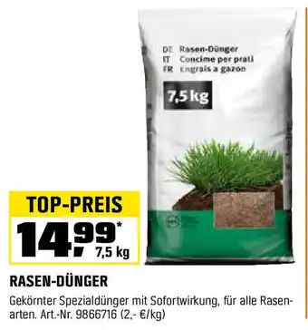 OBI Rasen-dünger Angebot