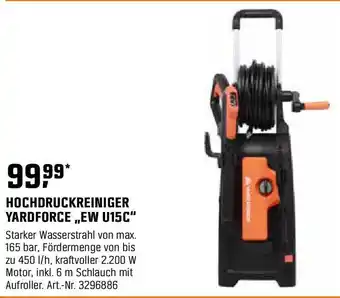 OBI Hochdruckreiniger yardforce,,ew u15 Angebot