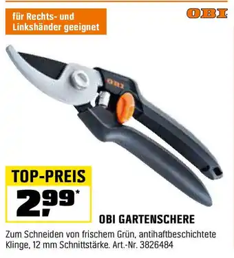 OBI Obi gartenschere Angebot