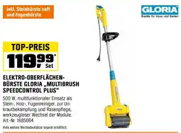 OBI Elektro-oberflächen- bürste gloria,,multibrush speedcontrol plus Angebot