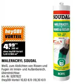 OBI Maleracryl soudal Angebot