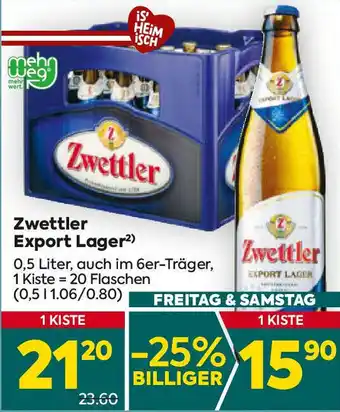 Billa Export Lager Angebot