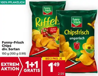 Billa Funny-Frisch Chips Angebot