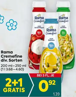 Billa Rama Cremefine Angebot