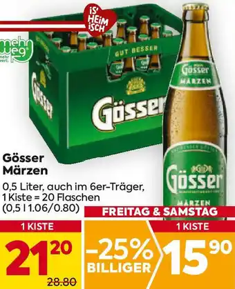 Billa Gösser Märzen Angebot