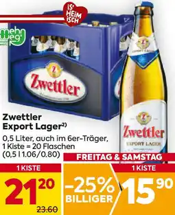 Billa Export Lager Angebot