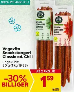 Billa Snackstangerl Classic od. Chili Angebot