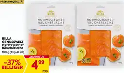 Billa Norwegischer Räucherlachs Angebot