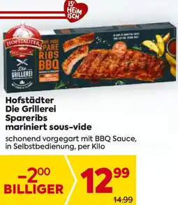 Billa Die Grillerei Spareribs mariniert sous-vide Angebot