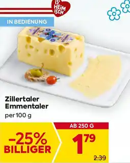 Billa Emmentaler Angebot