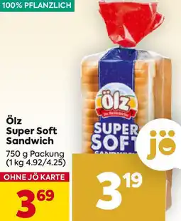 Billa Super Soft Sandwich Angebot