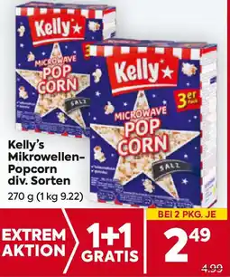 Billa Mikrowellen- Popcorn Angebot