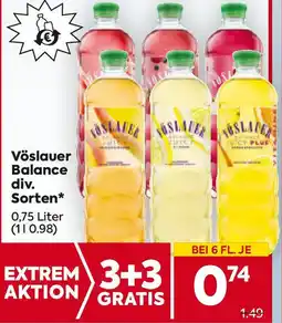 Billa Vöslauer Balance Angebot