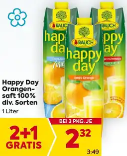 Billa Happy Day Orangen- saft Angebot