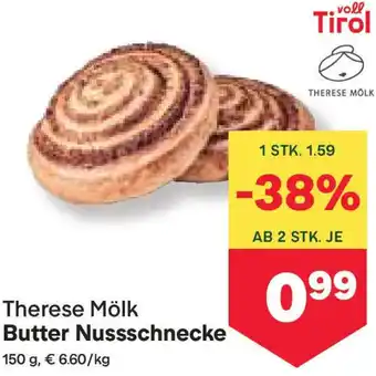 MPreis Butter Nussschnecke Angebot