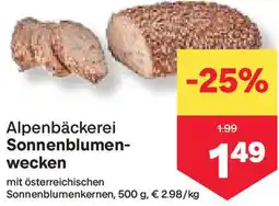 MPreis Sonnenblumen- wecken Angebot