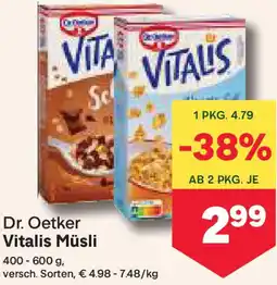 MPreis Vitalis Müsli Angebot