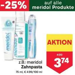 MPreis Zahnpasta Angebot