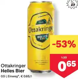 MPreis Helles Bier Angebot