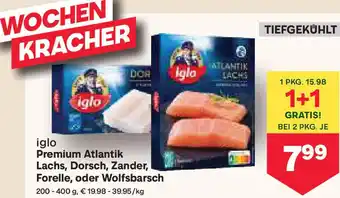 MPreis Premium Atlantik Lachs, Dorsch, Zander, Forelle, oder Wolfsbarsch Angebot