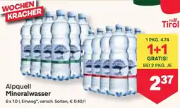 MPreis Mineralwasser Angebot