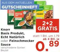 Unimarkt Basis Produkt, Echt Natürlich oder Feinschmecker Sauce Angebot