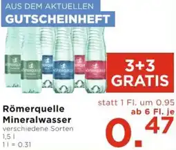 Unimarkt Mineralwasser Angebot