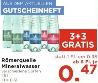 Unimarkt Mineralwasser Angebot