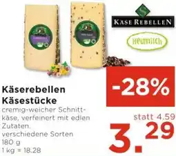 Unimarkt Käserebellen Käsestücke Angebot