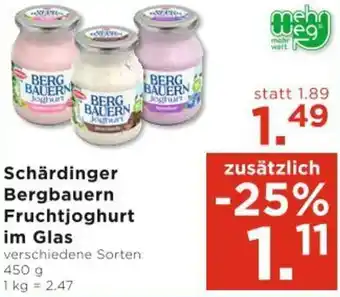 Unimarkt Bergbauern Fruchtjoghurt Angebot