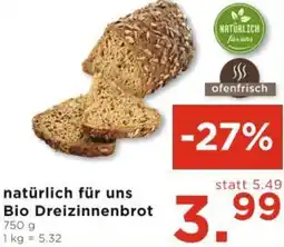 Unimarkt Bio Dreizinnenbrot Angebot