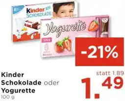 Unimarkt Schokolade oder Yogurette Angebot