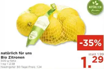 Unimarkt Bio Zitronen Angebot