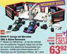 Maximarkt Garage mit Mercedes AMG & Alpine Rennautos Angebot