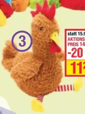 Maximarkt Plüsch-Huhn sitzend Angebot