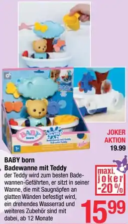 Maximarkt Badewanne mit Teddy Angebot