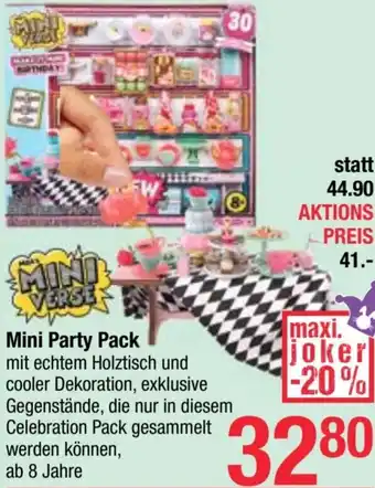 Maximarkt Mini Party Pack Angebot