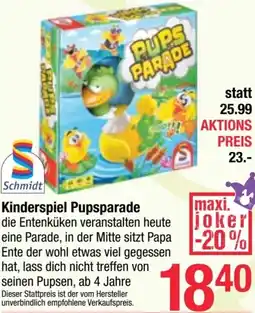 Maximarkt Kinderspiel Pupsparade Angebot