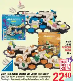 Maximarkt GraviTrax Junior Starter Set Ocean oder Desert Angebot