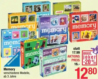 Maximarkt Memory Angebot