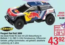 Maximarkt Peugeot Red Bull 3008 Angebot