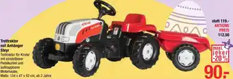 Maximarkt Trettraktor mit Anhänger Steyr Angebot