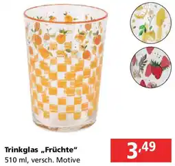 Pagro Diskont Trinkglas,,Früchte" 510 ml, versch Angebot