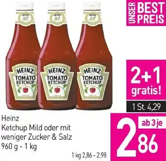 Sutterlüty Ketchup Mild oder mit weniger Zucker & Salz Angebot