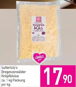 Sutterlüty Sutterlüty's Bregenzerwälder Knöpflekäse Angebot