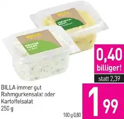 Sutterlüty Rahmgurkensalat oder Kartoffelsalat Angebot